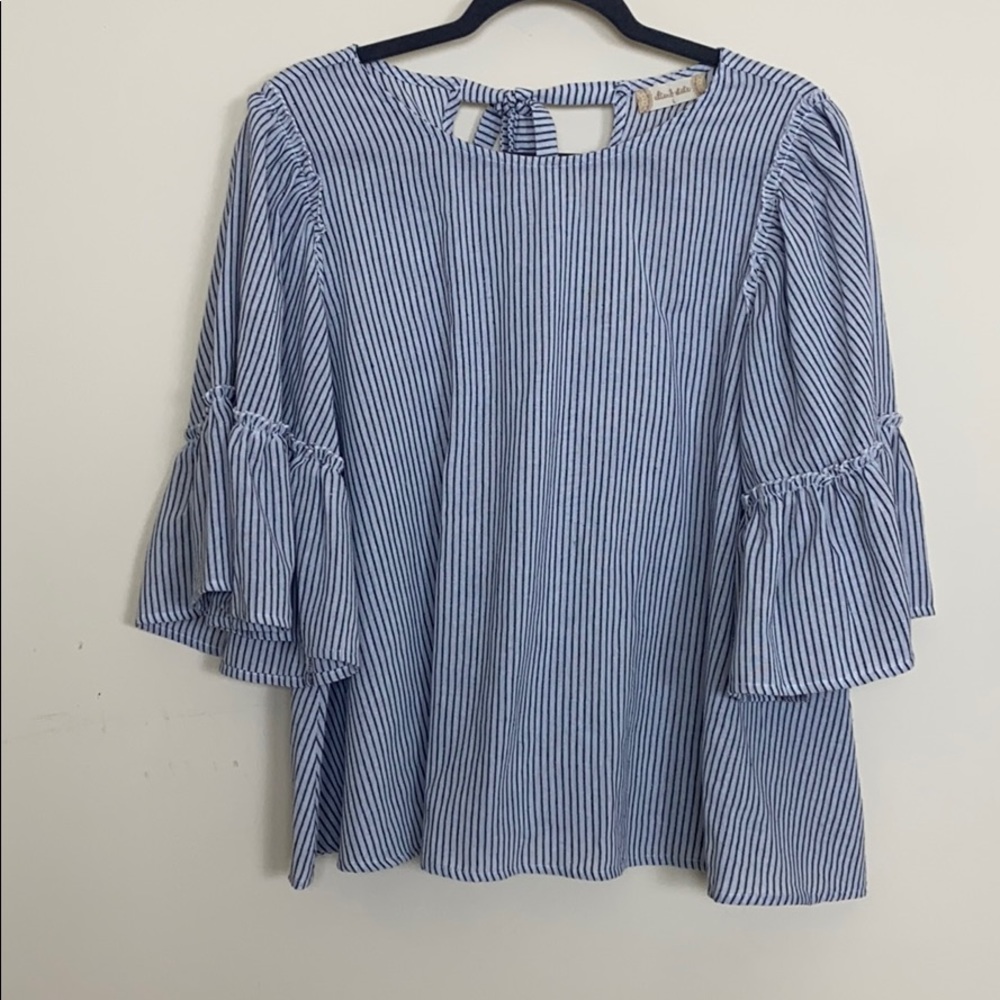 Altar’d State | Boxy Stripe Boho Top | L